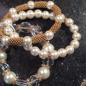 Gold and Pearl Stack